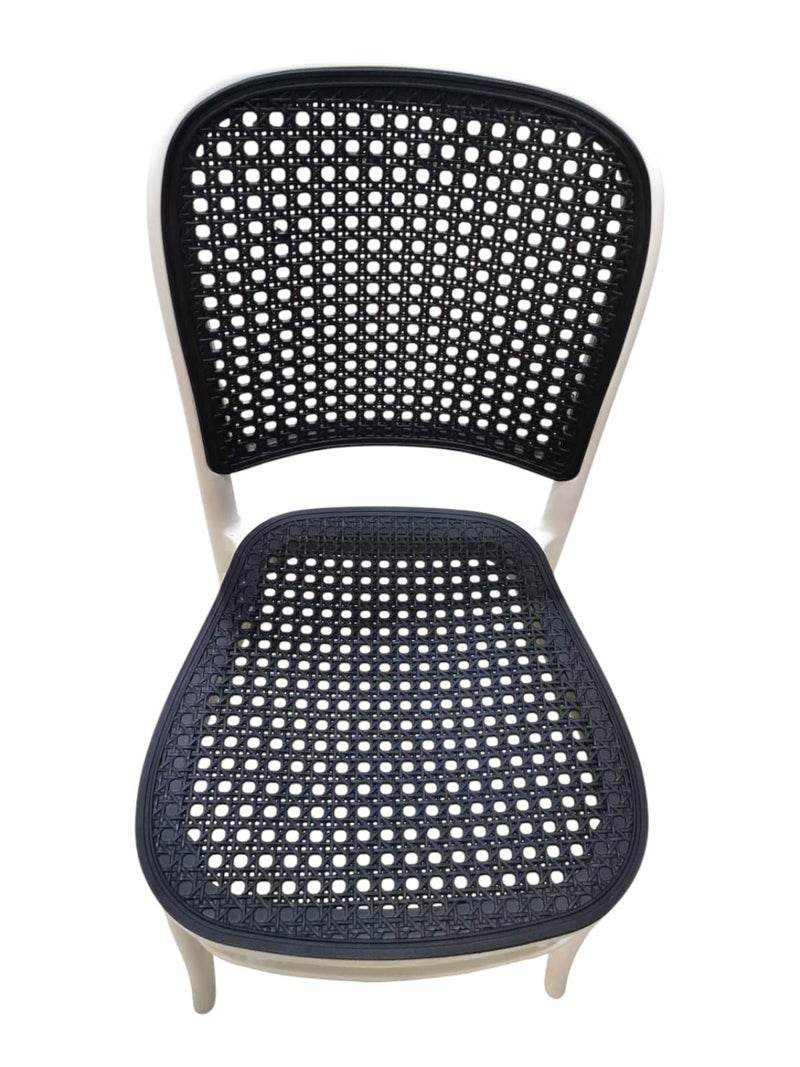 خورشيد للبلاستيك كرسي ايليت من خورشيد بلاست للبلاستيك - أبيض و أسود - Image 2